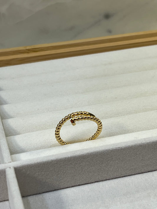 Beaded Nail Ring