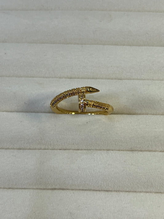 Pavé Nail Ring